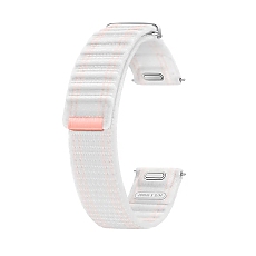 Samsung Galaxy Watch7 Fabric Band (S/M) Pink White