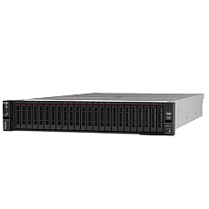 Lenovo ThinkSystem SR665 V3, AMD EPYC 9174F (16C, 4.1GHz, 256MB Cache, 320W), 32GB (1x32GB, 4800MHz 1Rx4  DDR5 RDIMM), No Backplane, No RAID, NA, 1x1800W Titanium, 5 Performance Fans, XCC Platinum, Toolless V2 Rails