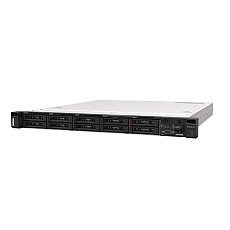 Lenovo ThinkSystem SR250 V2, Xeon E-2334 (4C, 3.4GHz, 8MB Cache, 65W), 1x16GB, O/B, 2.5" HS (8), SW RAID, HS 450W Titanium, XCC Enterprise, Rails