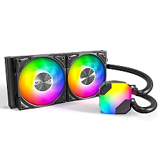 Montech водно охлаждане Hyper Flow ARGB 240, CPU Liquid Cooler, Black