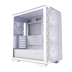 Montech кутия AIR 903 MAX, Mid-tower, TG, 4x140mm Fans, ARGB, White