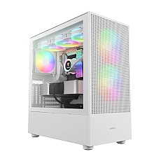 Gamdias кутия Case EATX - TALOS E3 MESH ELITE White - aRGB, Tempered Glass