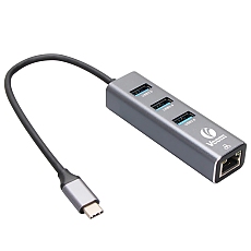 VCom докинг станция Docking USB Type-C to USB3.0 x 3 + LAN - DH311B