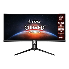 MSI Optix MAG301CR2, 29.5", 200Hz, 1ms, VA, 2560x1080, 21:9, Curved 1500R, Freesync Premium, Gaming OSD, Mystic Light, Anti-Flicker, LBL, 300 nits, 3000:1, 1x DP (1.2), 2x HDMI (2.0), 1x Type C (DP alt.), Earphone out, Height Adj, VESA, 9S6-3CB45H-010