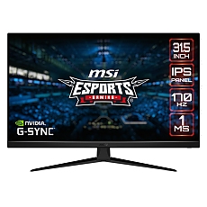 MSI G321Q, 31.5", IPS, 170Hz, 1ms, WQHD 2560x1440, FLAT, Anti-glare, G-Sync Compatible, FreeSync Premium, Windows 11 Auto HDR, Anti-Flicker, LBL, 2K PS5 Optimization VRR, Night Vision, 300 nits, 1200:1, 100M;1, DP (1.4), 2x HDMI (2.0b),Tilt, VESA