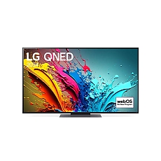 LG 55QNED86T3A, 55" 4K QNED HDR Smart TV, 100Hz, 3840x2160, DVB-T2/C/S2, a8 AI Processor 4K, HDR 10 PRO, webOS 24 ThinQ, FreeSync Compatible, VRR, Multi View, 4K Upscaling, WiFi 5, Voice Controll, Bluetooth 5.1, AirPlay 2, LAN, CI, HDMI, SPDIF, 2 pole