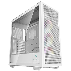 DeepCool MORPHEUS WH, Mini-ITX / M-ATX / ATX / E-ATX, 4xUSB3.0, 1xAudio, 1x Type-C, 1x420mm Pre-Installed ARGB Fan, ABS+SPCC+Tempered Glass, White, R-MORPHEUS-WHAPA1-G-1