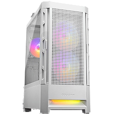 COUGAR | Duoface RGB White | PC Case | Mid Tower / Airflow Front Panel / 2 x 140mm & 1x 120mm ARGB Fans incl. / TG Left Panel