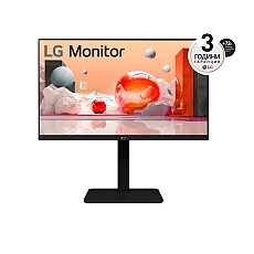 LG 24BA550-B, 23.8" IPS LED AG, 200cd/m2, Full HD 1920x1080, 100Hz, sRGB 95% , D-Sub, Display Port, HDMI, USB 5 Gbps, Speaker 2W x 2, Tilt, Height, Swivel, Pivot, Reader Mode, LG Switch app, Black