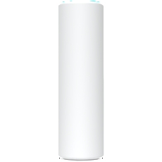 UBIQUITI U6 Mesh, WiFi 6, 6 spatial streams, 140 m² (1,500 ft²) coverage, 300+ connected devices, Powered using PoE, GbE uplink, Versatile tabletop, wall, and pole mounting, Weatherproof (outdoor exposed).