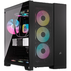 Corsair 6500D Airflow Tempered Glass Mid-Tower, Black, EAN:0840006664710