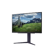 LG 27GS85Q-B, 27", UltraGear™ QHD Nano IPS, 1ms, AG, QHD (2560x1440), 200Hz, HDR 400, 1000:1, 400cd/m2, DCI-P3 98%, USB3.0 (1up/2down), AMD Free-sync, NVIDIA G-Sync, HDMI, DisplayPort, Height adjustment, Tilt, Pivot, Headphone Out, Black