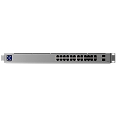 Ubiquiti 24-port, Layer 3 Etherlighting™ switch,  8 х 2.5 GbE PoE++ ports, 16 х GbE RJ45 ports including (8) PoE+ and (8) PoE++, 2 х 10G SFP+ ports