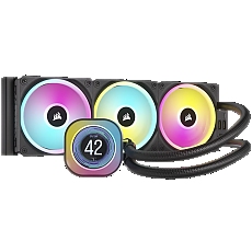 CORSAIR iCUE LINK H150i LCD AIO, 360mm Radiator, Liquid CPU Cooler, 397mm x 120mm x 27mm radiator, EAN: 0840006665908