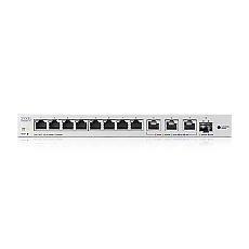 ZyXEL XGS1250-12 v2, 12-Port Gigabit webmanaged Desktop Switch with 8 port 1G + 3-Port MultiGig 1/2.5/5/10G + 1-Port SFP+