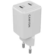 CANYON charger CU35CC GaN 35W 2xPD EU White