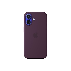 Apple iPhone 16 Silicone Case with MagSafe - Plum