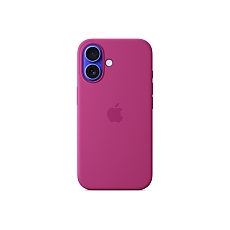 Apple iPhone 16 Silicone Case with MagSafe - Fuchsia (Seasonal)