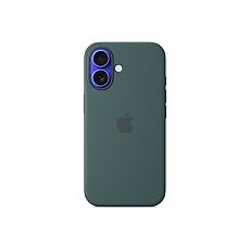 Apple iPhone 16 Silicone Case with MagSafe - Lake Green (Seasonal)