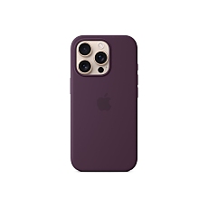 Apple iPhone 16 Pro Silicone Case with MagSafe - Plum