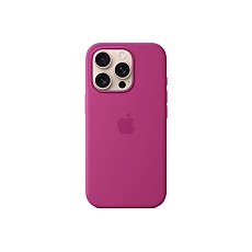 Apple iPhone 16 Pro Silicone Case with MagSafe - Fuchsia (Seasonal)