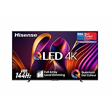 Hisense 100" E7NQ Pro, 4K Ultra HD 3840x2160, ULED, FALD, Quantum Dot, 144Hz, IPS, HDR 10+, HLG, Dolby Vision IQ, Dolby Atmos, Smart TV, WiFi 5GHz, WiFi Direct, BT, Anyview Cast, 4xHDMI, 2xUSB, LAN, CI+, DVB-T2/C/S2, Black