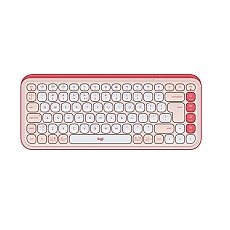 Logitech Pop Icon Keys - Rose - US INT'L - BT - N/A - INTNL-973