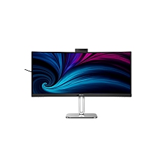 Philips 34B2U6603CH, 34" Curved 1500R VA WLED, 3440x1440@120Hz, 4ms GtG, 550cd m/2, 4000:1, 50M:1DCR, Adaptive Sync, FlickerFree, SoftBlue, 5Wx2, Tilt, Height Adjust, Swivel, 2xHDMI, DP, USB hub