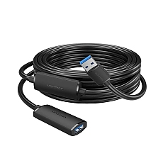 Vention Кабел удължение USB 3.0 AM / AF Active Extension Cable 5M Black - CBMBJ