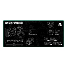 Arctic геймърски пад за мишка Gaming Mousepad Liquid Freezer III Design