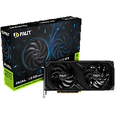 Palit RTX 4070 Dual 12GB GDDR6, 192 bit, 1x HDMI 2.1a, 3x DP 1.4a, 2 Fan, 1x 8-pin Power connector, recommended PSU 750W, NE64070019K9-1048D.