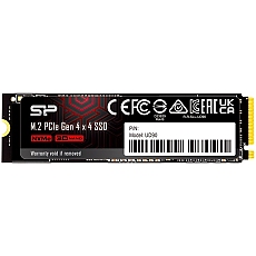 Silicon Power UD90 500GB SSD PCIe Gen 4x4 SSD UD90 - PCIe Gen4x4 & NVMe 1.4, 3D NAND, SLC Cache + HMB, 5 year warranty - Max 4800/4200 MB/s, EAN: 4713436147299