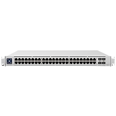 Ubiquiti Enterprise Layer 3, PoE switch with (48) 2.5GbE, 802.3at PoE+ RJ45 ports and (4) 10G SFP+ ports