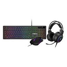 Gamdias геймърски комплект Gaming COMBO - POSEIDON E2 3-in-1 Combo - Keyboard + Mouse + Headphones