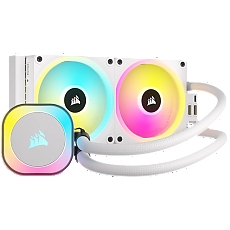 CORSAIR iCUE LINK H100i RGB White AIO, 240mm Radiator, Liquid CPU Cooler