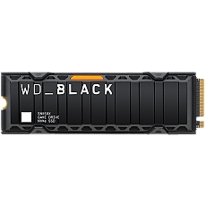 SSD WD Black SN850X HeatSink 1TB M.2 2280 PCIe Gen4 x4 NVMe, Read/Write: 7300/6300 MBps, IOPS 800K/1100K, TBW: 600