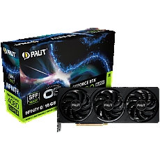 Palit GeForce RTX 4080 SUPER Infinity 3 OC, 16GB GDDR6X, 256 bit, 1x HDMI 2.1a, 3x DP 1.4a, 3 Fan, 1x 16-pin power connector, PCI-E 4.0, 294 x 116 x 49.5 mm, recommended PSU 850W, NED408SS19T2-1032S