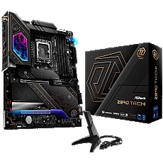 ASROCK MB Desktop Z890 Taichi, S1851, 4x DDR5, 1x PCIe 5.0 x16, 1x PCIe 4.0 x4, 1x Blazing M.2, 5x Hyper M.2, 4x SATA3, 3x USB-C, 12x USB 3.2, 6x USB 2.0, 2x RJ-45 2.5GB / 5GB Lan, 802.11ax Wi-Fi 7 + Bluetooth 5.4, 1x SPDIF, ATX