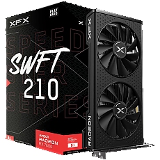 XFX SPEEDSTER SWFT210 RADEON RX7600 CORE Gaming Graphics Card with 8GBGDDR6 HDMI 3xDP, AMD RDNA™ 2