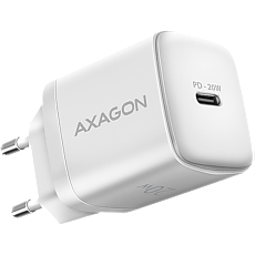 AXAGON ACU-PD20W wall charger 1x QC3.0/AFC/FCP/PD type-C, 20W, white