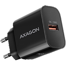 AXAGON ACU-QC18 wall charger 1x QC3.0/AFC/FCP/SMART, 18W, black