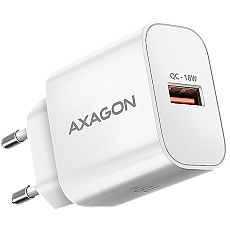 AXAGON ACU-QC18W wall charger 1x QC3.0/AFC/FCP/SMART, 18W, white