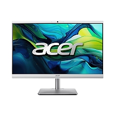 Acer Aspire C24-195ES, 23.8" FHD(1920x1080) non touch, Intel Core Ultra 7 155U (up to 4.80GHz, 12MB), 1*16GB DDR5, 1024GB PCI-e SSD + M.2 free slot, no DVD, Intel Graphics, Kbd & Mouse Wireless, RJ-45, WiFi AX & BT, Height Adj., No OS, 2Y Warranty