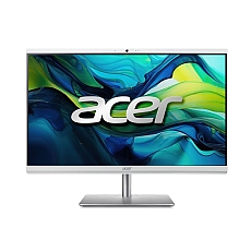 Acer Aspire C27-195ES, 27" FHD(1920x1080) non touch, Intel Core Ultra 7 155U (up to 4.80GHz, 12MB), 32GB DDR5, 1024GB  PCI-e SSD + M.2 free slot, no DVD, Intel Graphics, Kbd & Mouse Wireless, RJ-45, WiFi AX & BT, Height Adj., No OS, 2Y Warranty