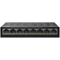 LiteWave 8-Port Gigabit Desktop Switch, 8 Gigabit RJ45 Ports, Desktop Plastic Case