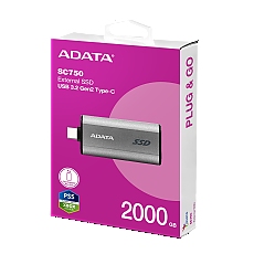 ADATA EXT SSD SC750 2TB USB-C