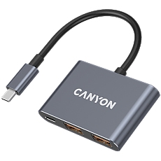 CANYON hub DS-3 3in1 USB-C Dark Grey