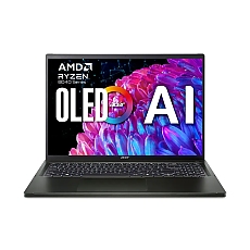 Acer Swift Edge SFE16-44-R72Z, AMD Ryzen 7 8840U with AI(up to 5.1GHz, 16MB), 16" 3.2K OLED 120Hz, WQXGA+(3200x2000), 32GB LPDDR5, 1024GB PCIe NVMe, AMD Radeon, MicroSD, QHDcam+mic, FPR, WiFi 6E, BT, KB Backlit, Win 11 Home, Black+Acer 7in1 Type C dongle