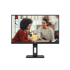 AOC 24E3QAF, 23.8" IPS WLED, 1920x1080@75Hz, 4ms GtG, 300cd m/2, 1000:1, 20M:1 DCR, Adaptive Sync, FlickerFree, Low Blue Light, 2Wx2, Tilt, Height Adjust, Pivot, Swivel, D-SUB, HDMI, DP